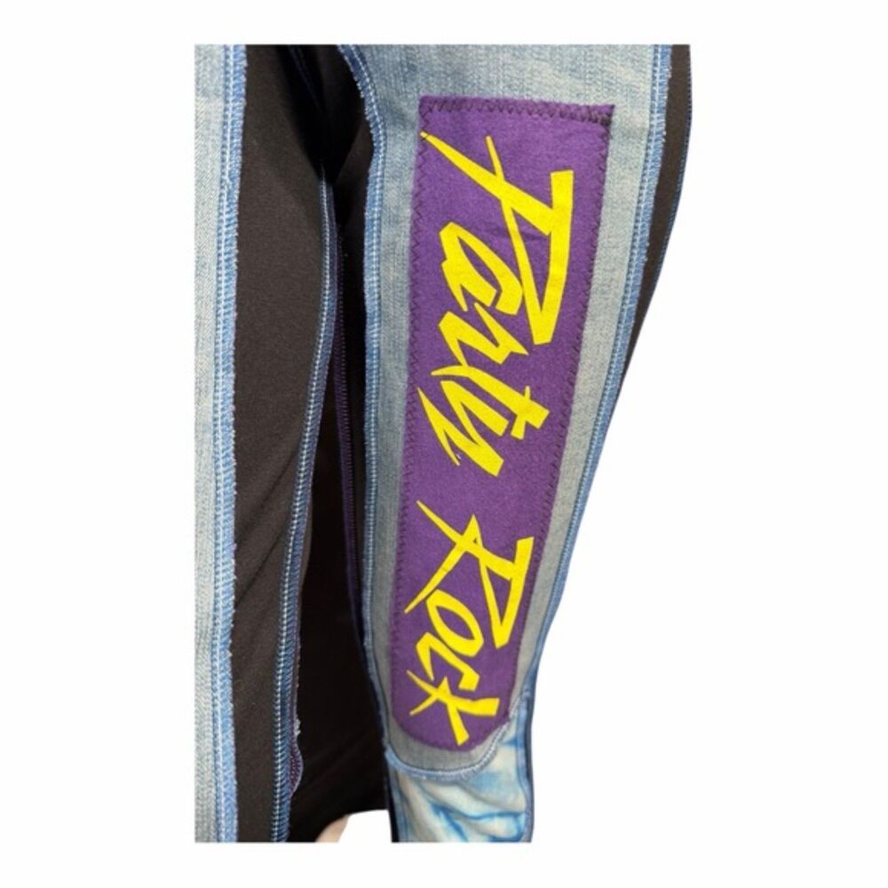 Styles Ever After "Party Rock" Patchwork Jeans Si… - image 4